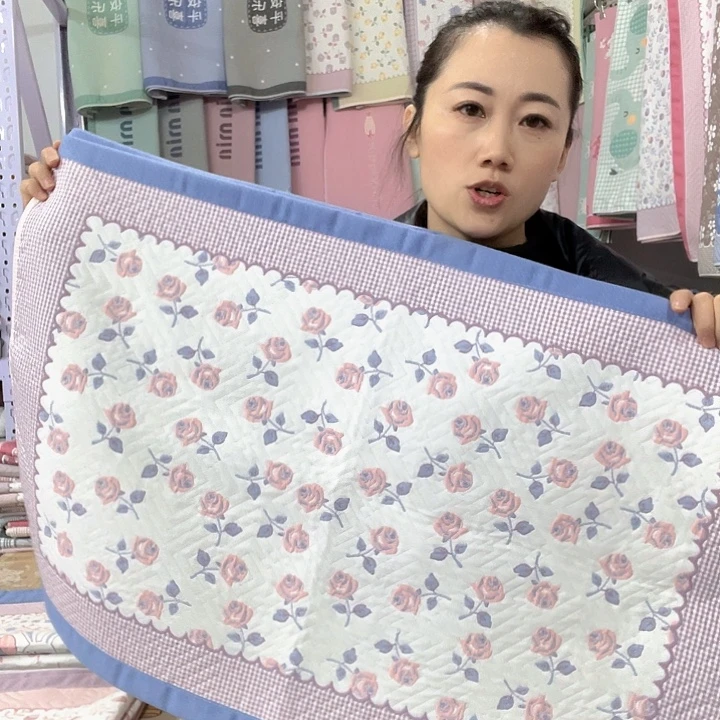 棉特价促销蓝色玫瑰