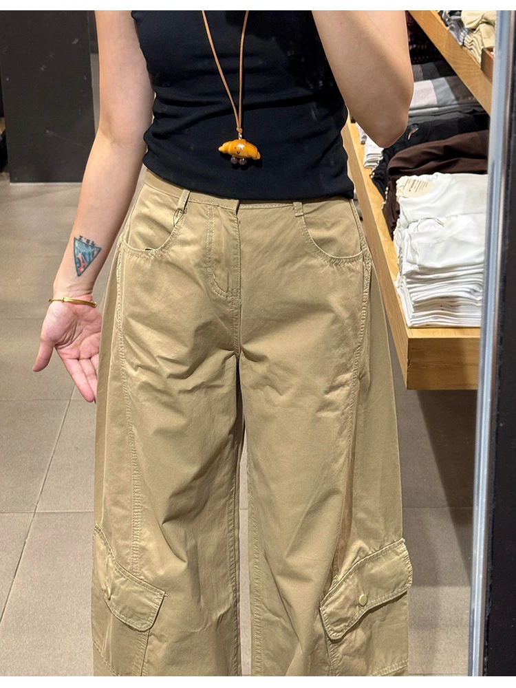 构变-Kaleido复古弯刀工装裤2025款秋冬宽松加长显瘦阔腿裤小个子