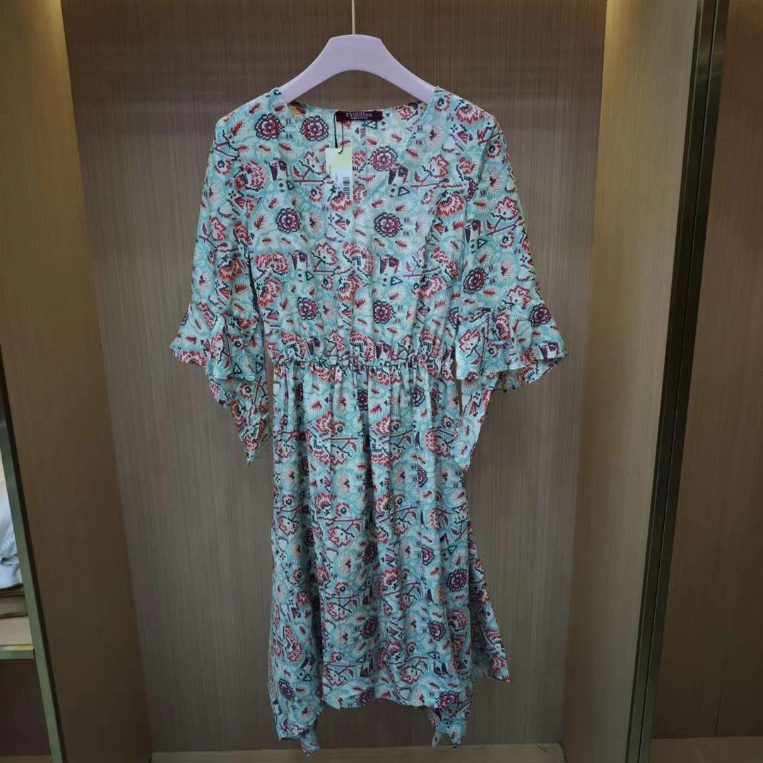 【LJWM】桑蚕丝连衣裙 Q0041