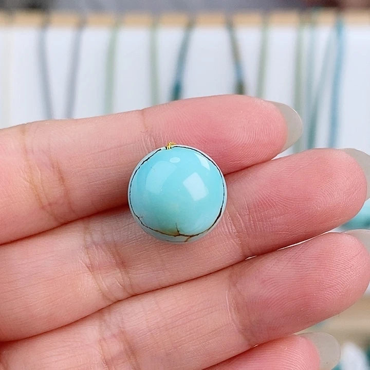 未镶嵌绿松石珠宝奇石13.6