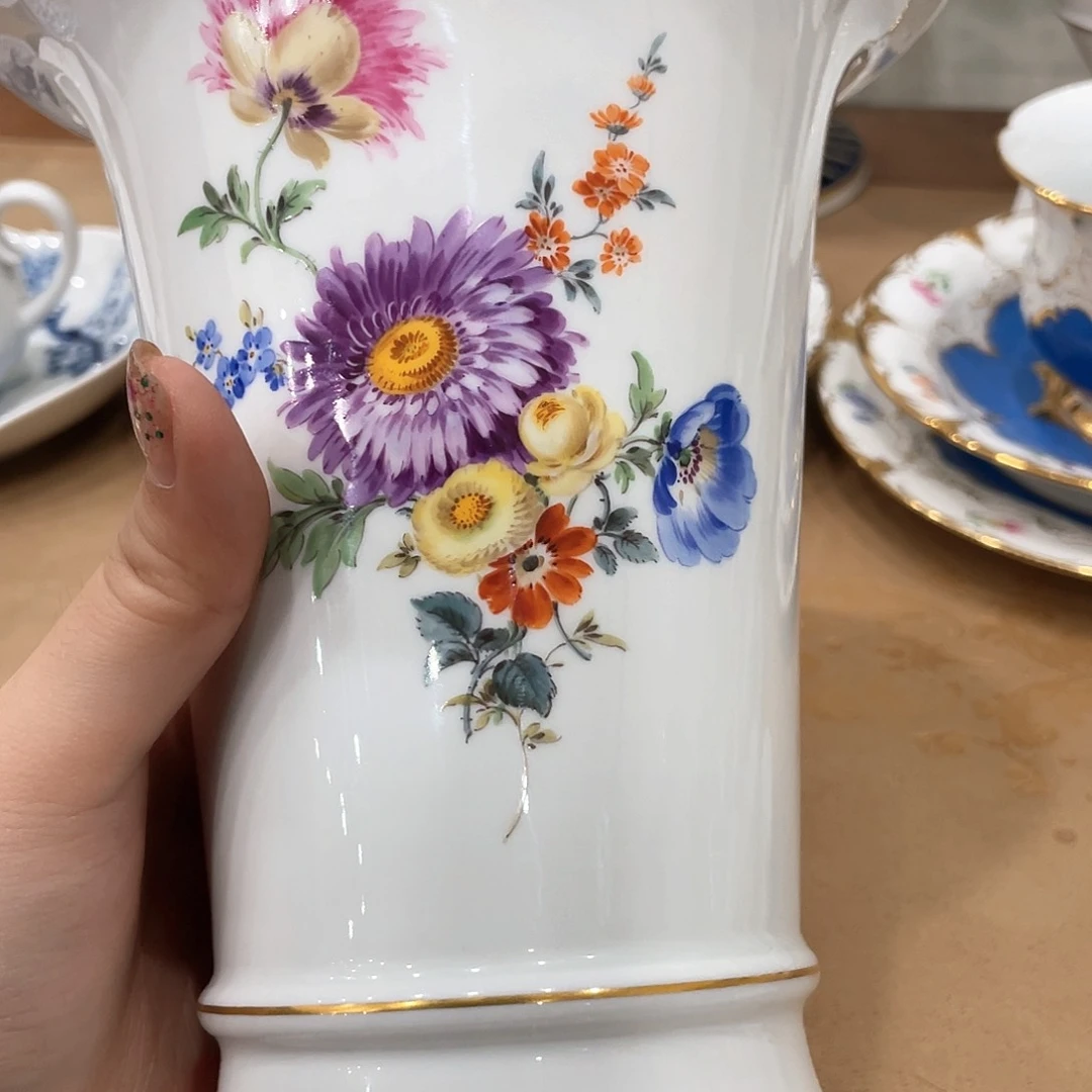 瓷片8*L中古二等花瓶