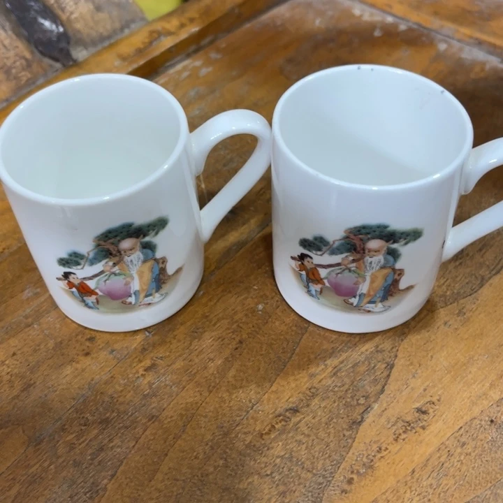 难***心两个寿醒杯子容量70毫升左右