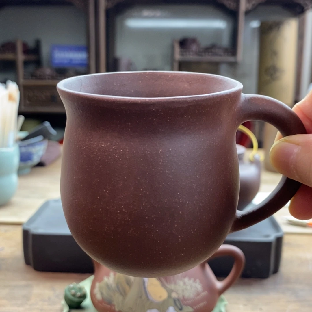茶杯紫砂【****琦底槽青主人杯200c c
