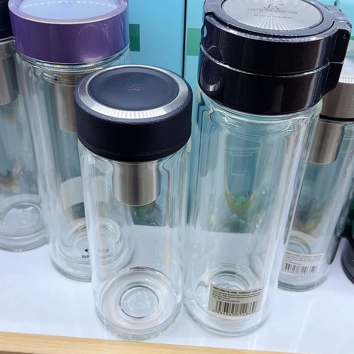 ****贝万象品牌双层玻璃杯V814-490单层U3-520