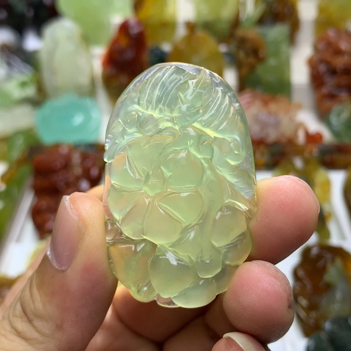 蛇纹石玉未镶嵌珠宝半成品