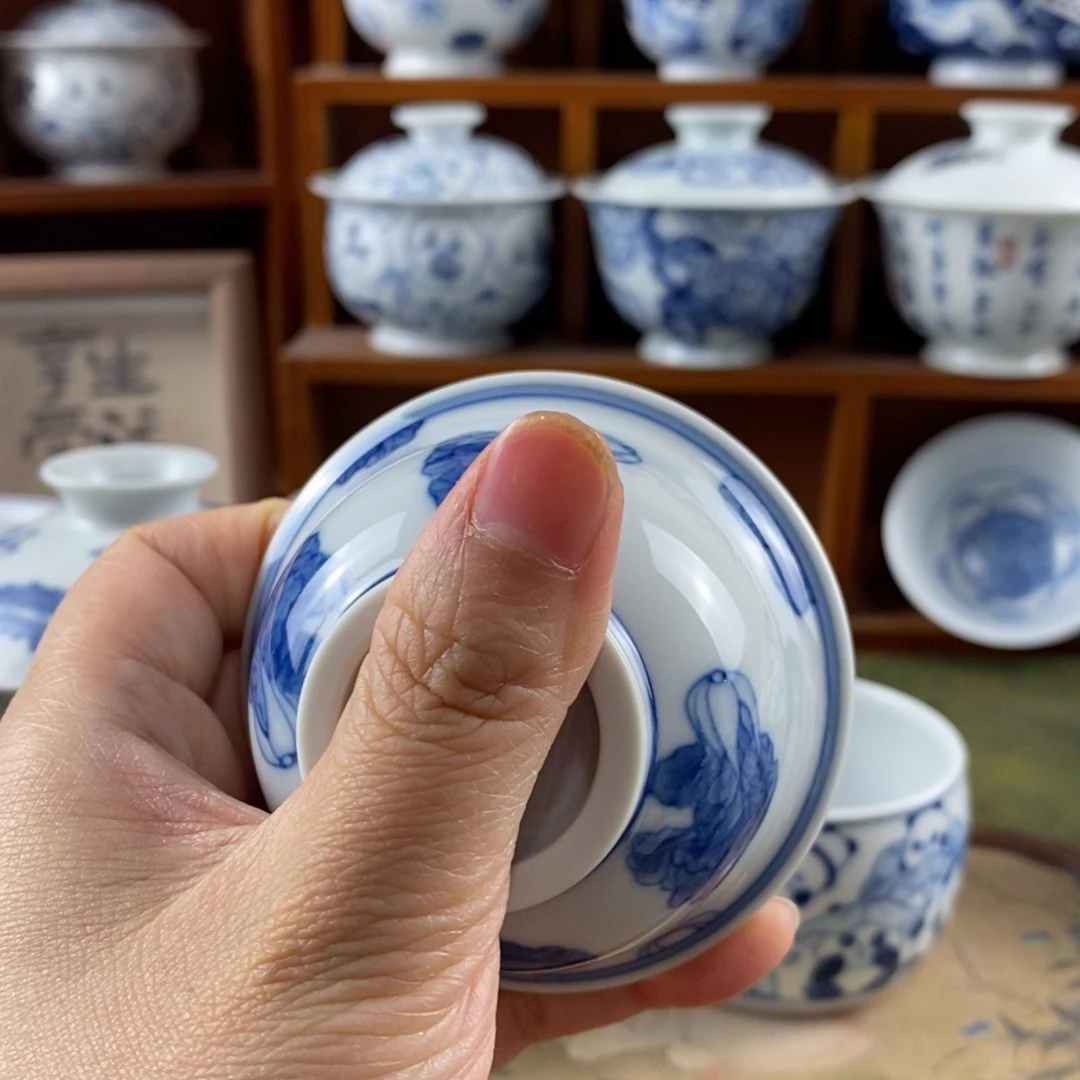 淼***淼瓷片景德镇陶瓷手绘茶器232