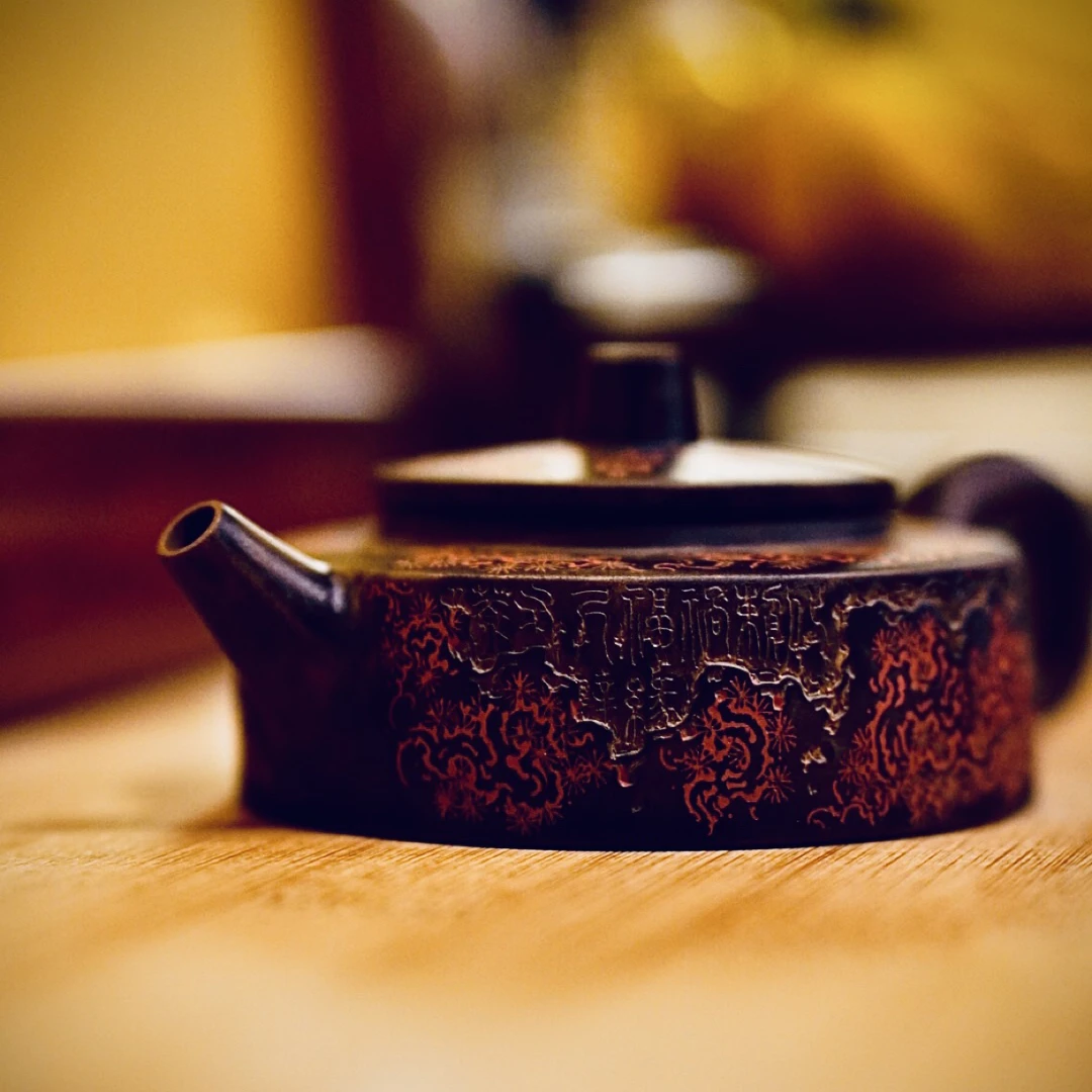 周盘100cc球孔手磨冯习阳纯手工精品紫陶壶重工建水紫陶茶器