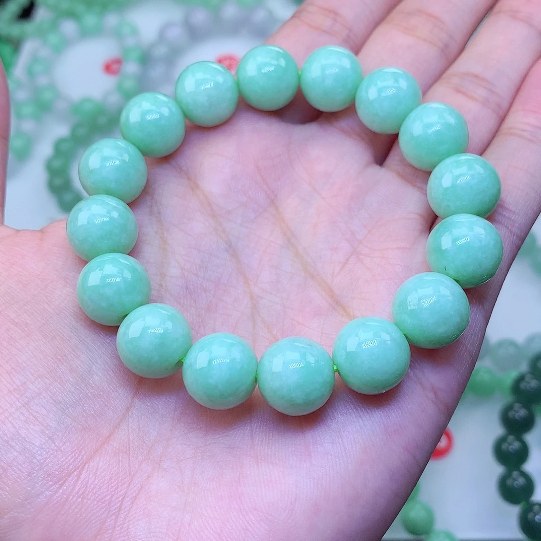 翡翠未镶嵌毛衣链卡12.3