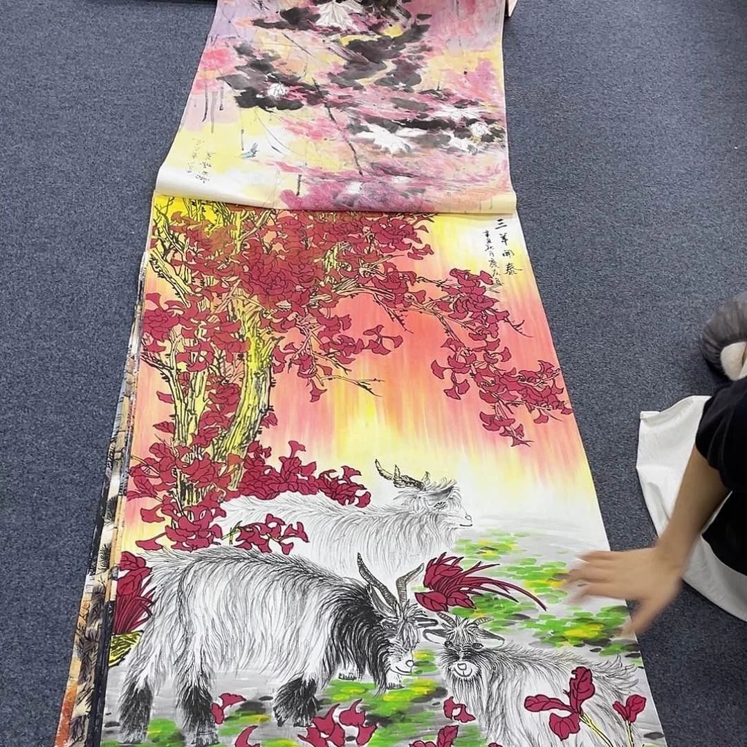 国画作品小姐姐放漏…