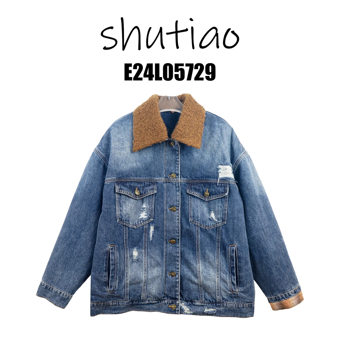 【SHUTIAO】2024秋冬：新款小众设计款外套E24L05729