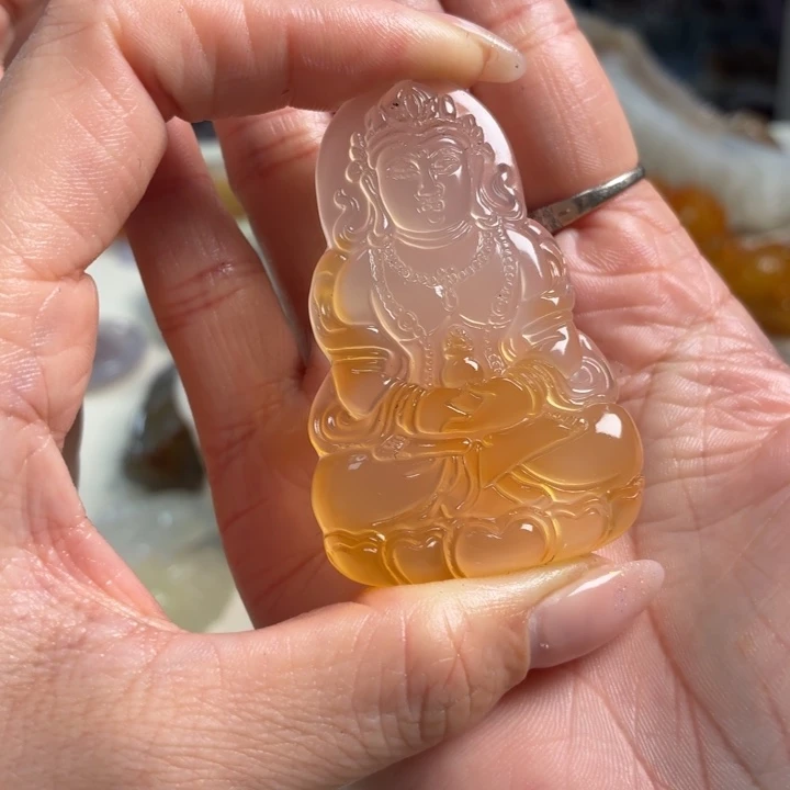 玛瑙/玉髓未镶嵌吊坠(不含链)