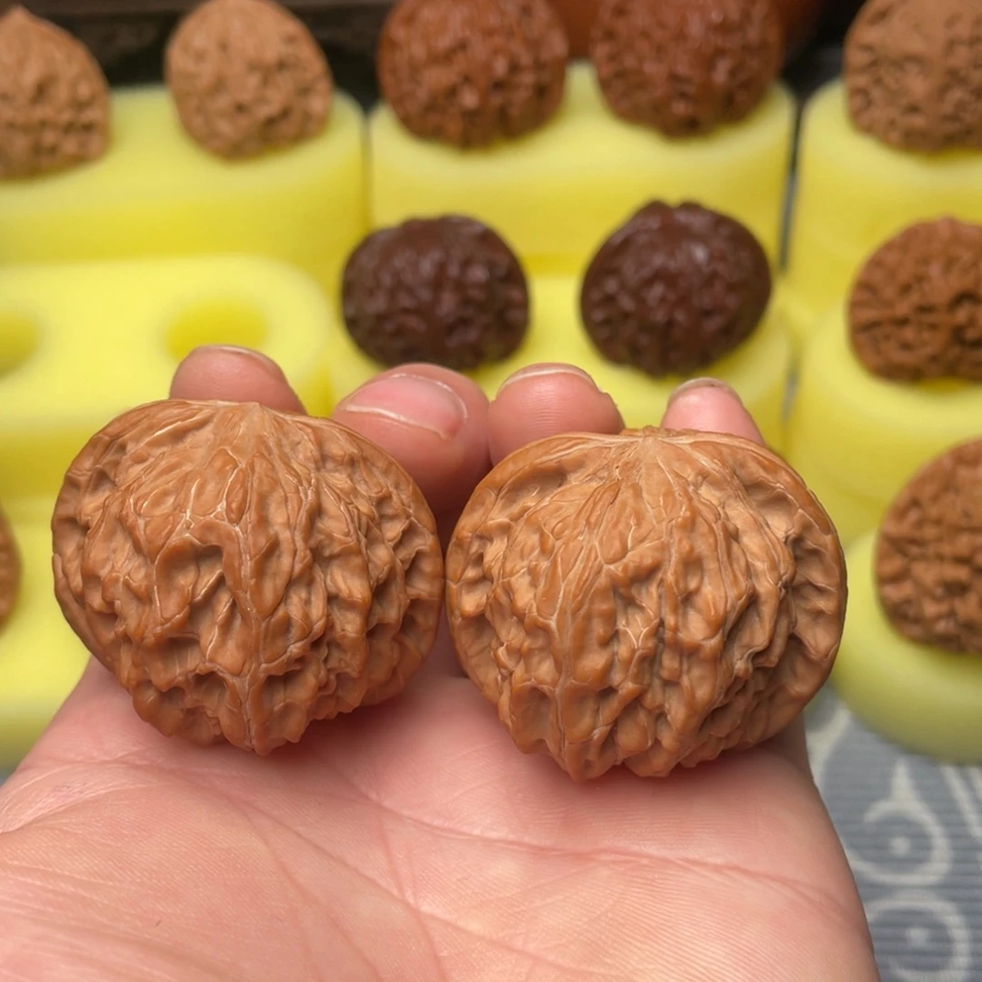 文玩核桃把件41全品磨盘编号138