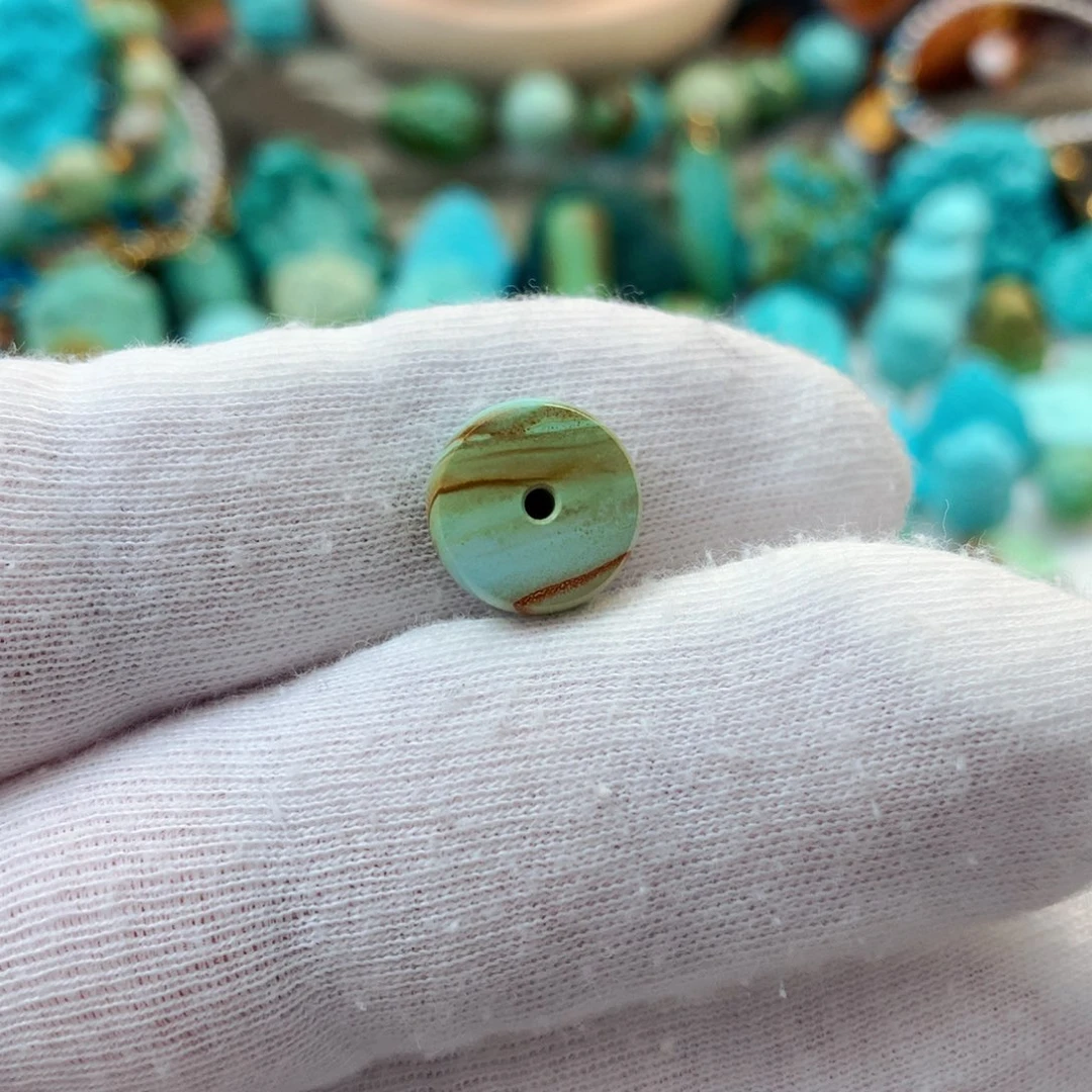 绿松石未镶嵌珠宝半成品