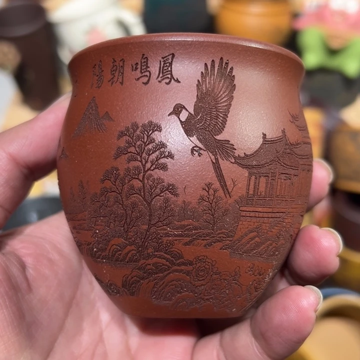 茶杯紫砂宜兴紫砂主人杯