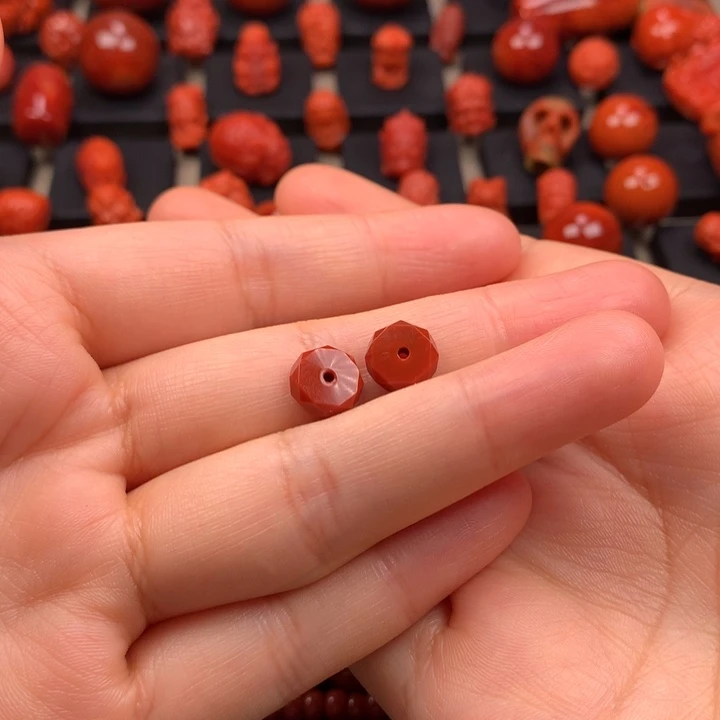 a***t南红玛瑙未镶嵌无相隔片9MM