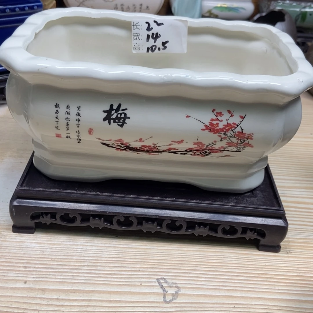 瓷片陶瓷花盆陶瓷艺术