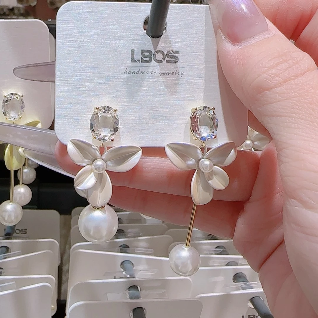 锆石铜合金925银耳环