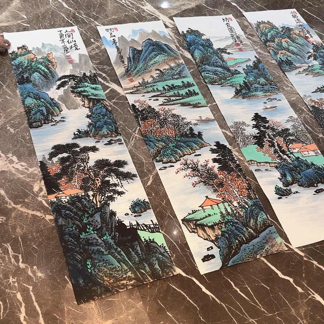 横款精品书画作品