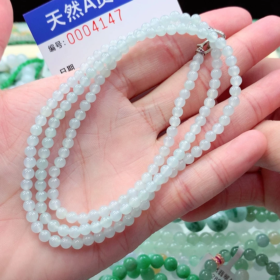 【闪购商品】翡翠未镶嵌项链缅甸天然A货翡翠