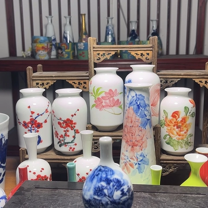 摆件陶景德镇陶瓷高8.3cm