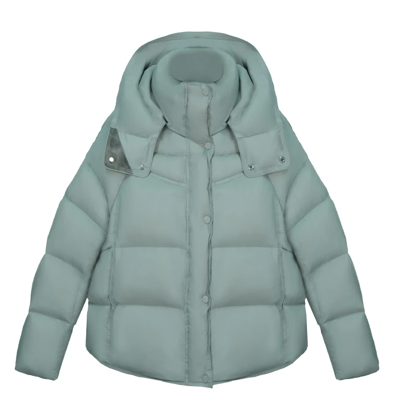 【敏纯洋】2025升级泡芙面料95白鹅绒时髦百搭羽绒服7088