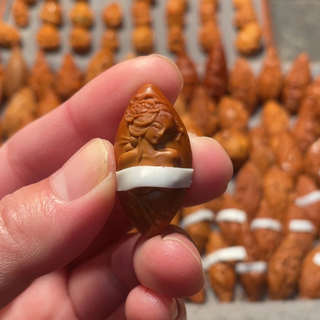 橄榄核手串/手链西施美女