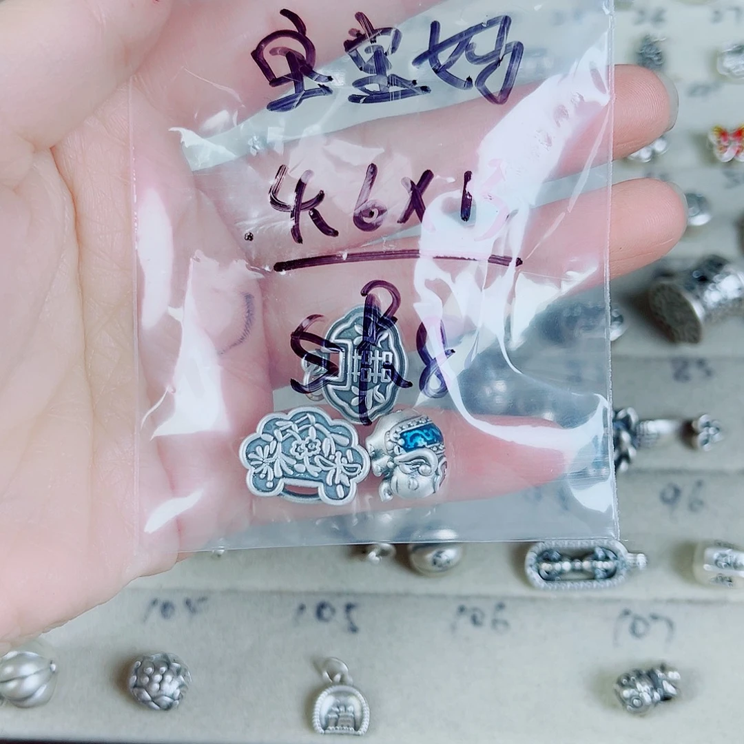 珐琅足银足银配件