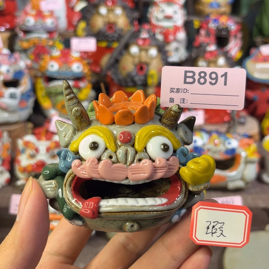 泥塑纯手工茶宠摆件