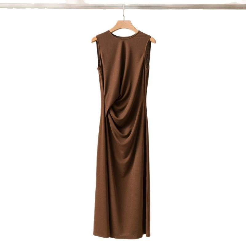 TH 太古里总裁无袖常规夏季不褪色连衣裙气质优雅轻奢锋芒大女主