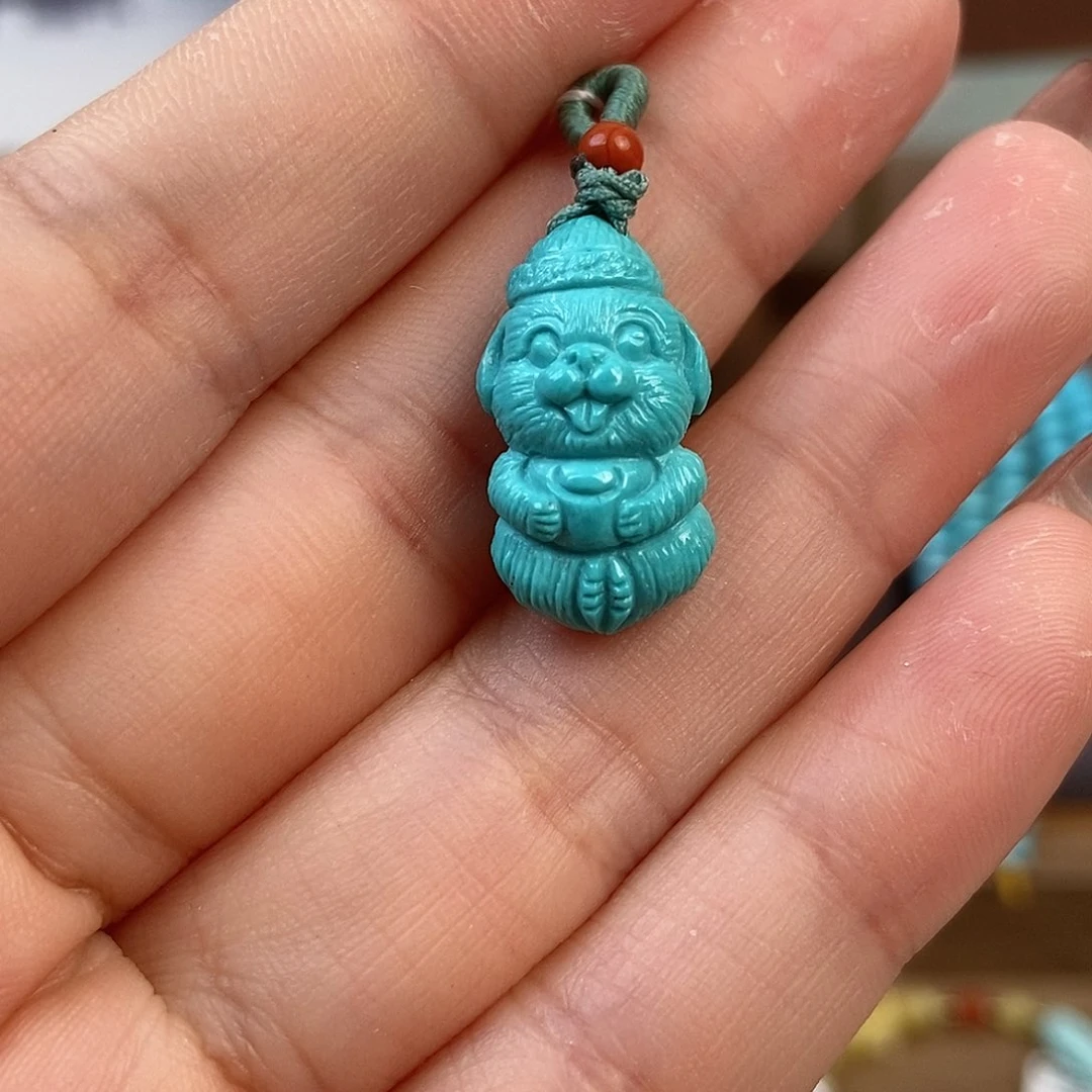 绿松石雕刻未镶嵌