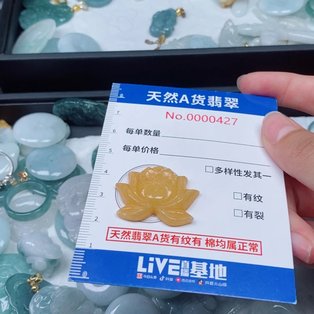 颈饰未镶嵌翡翠挂件