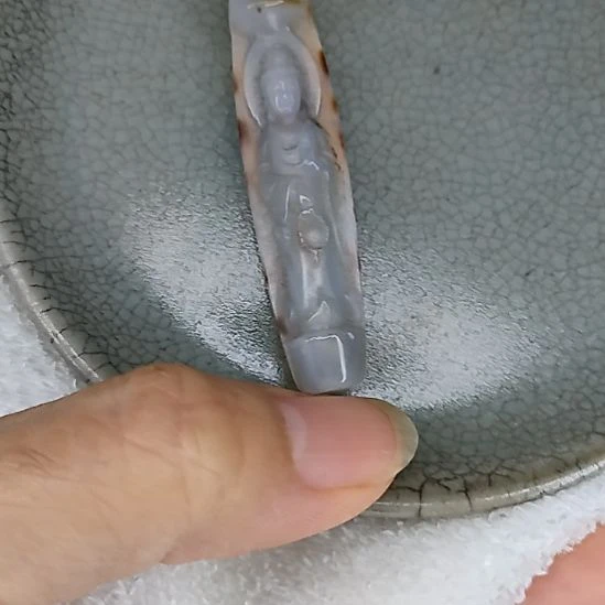 摆件开片瓷器瓷片摆件