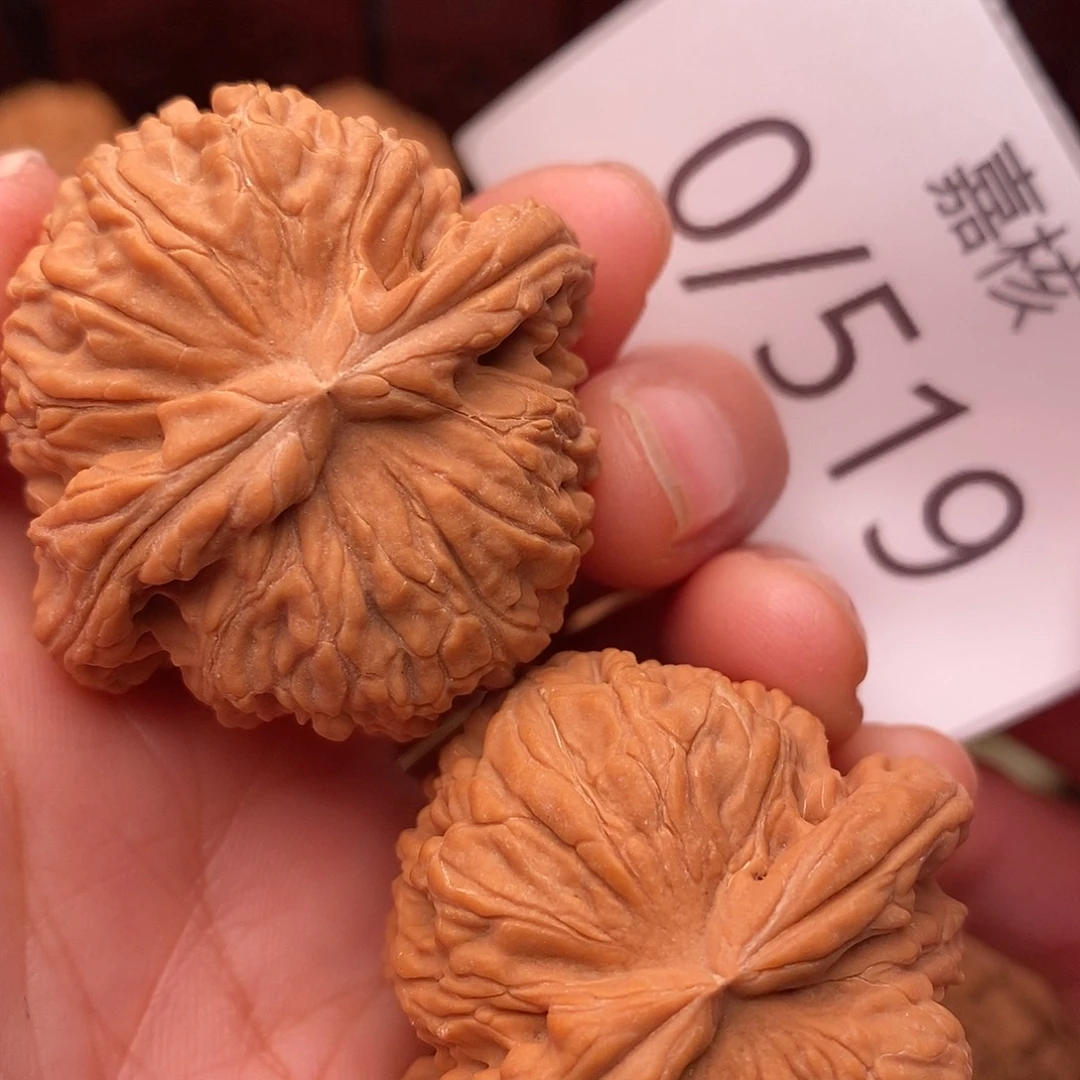 文玩核桃把件39.5白狮子