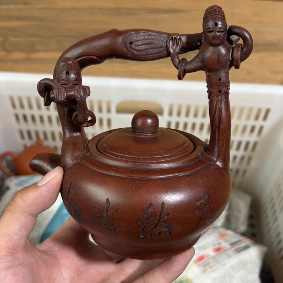 紫砂茶壶老厂紫砂壶一件！