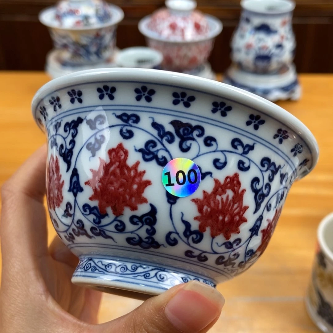 手绘现代茶具非古董
