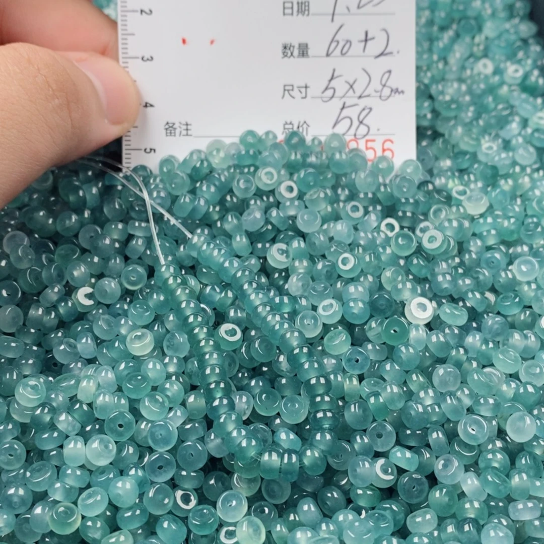 翡翠未镶嵌手链翡翠散珠多样性发货自选