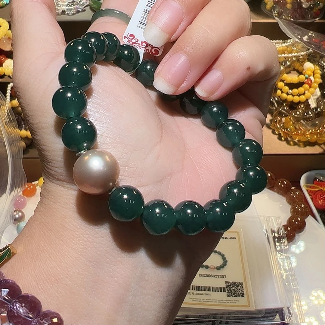 天然辰砂*️***一物一图 高质量手串