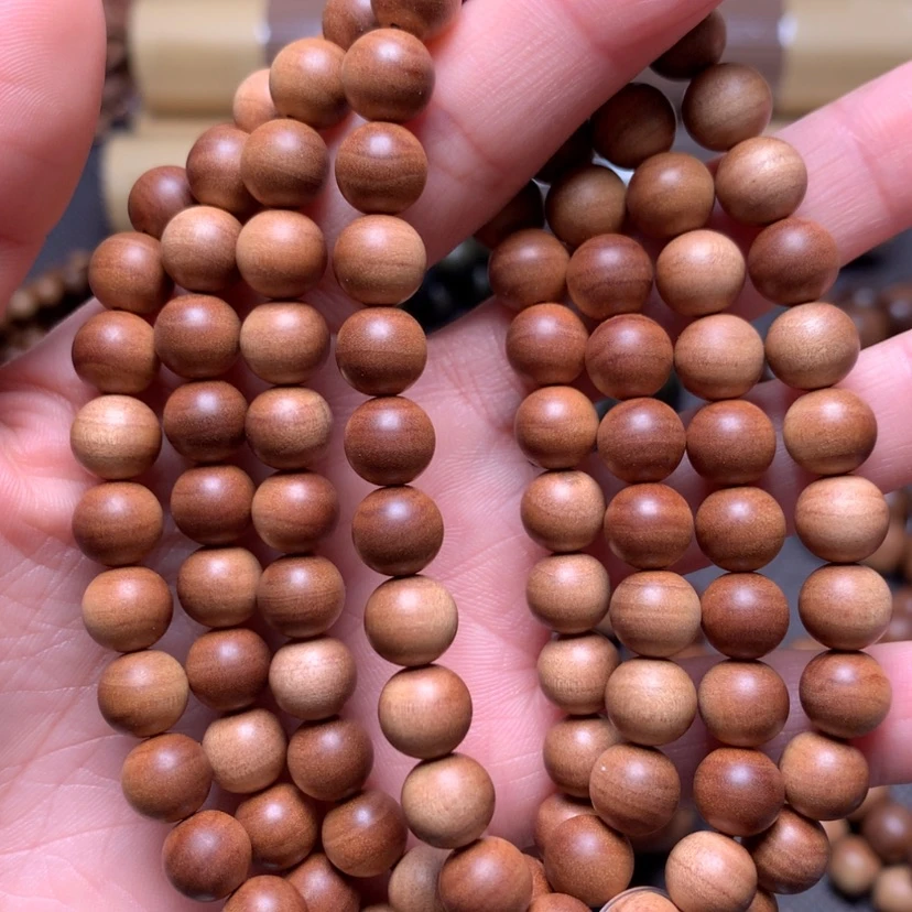 【闪购商品】檀香木手串/手链0.8*108横纹沉水