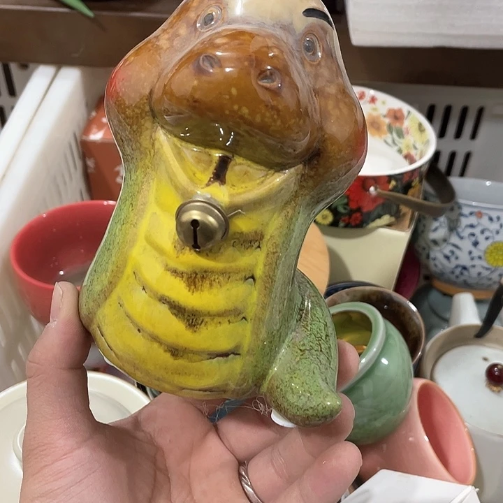 陶瓷茶具全部清清完回家过年