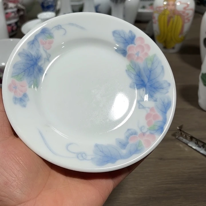 陶15公分葡萄花盘子盘子盘子