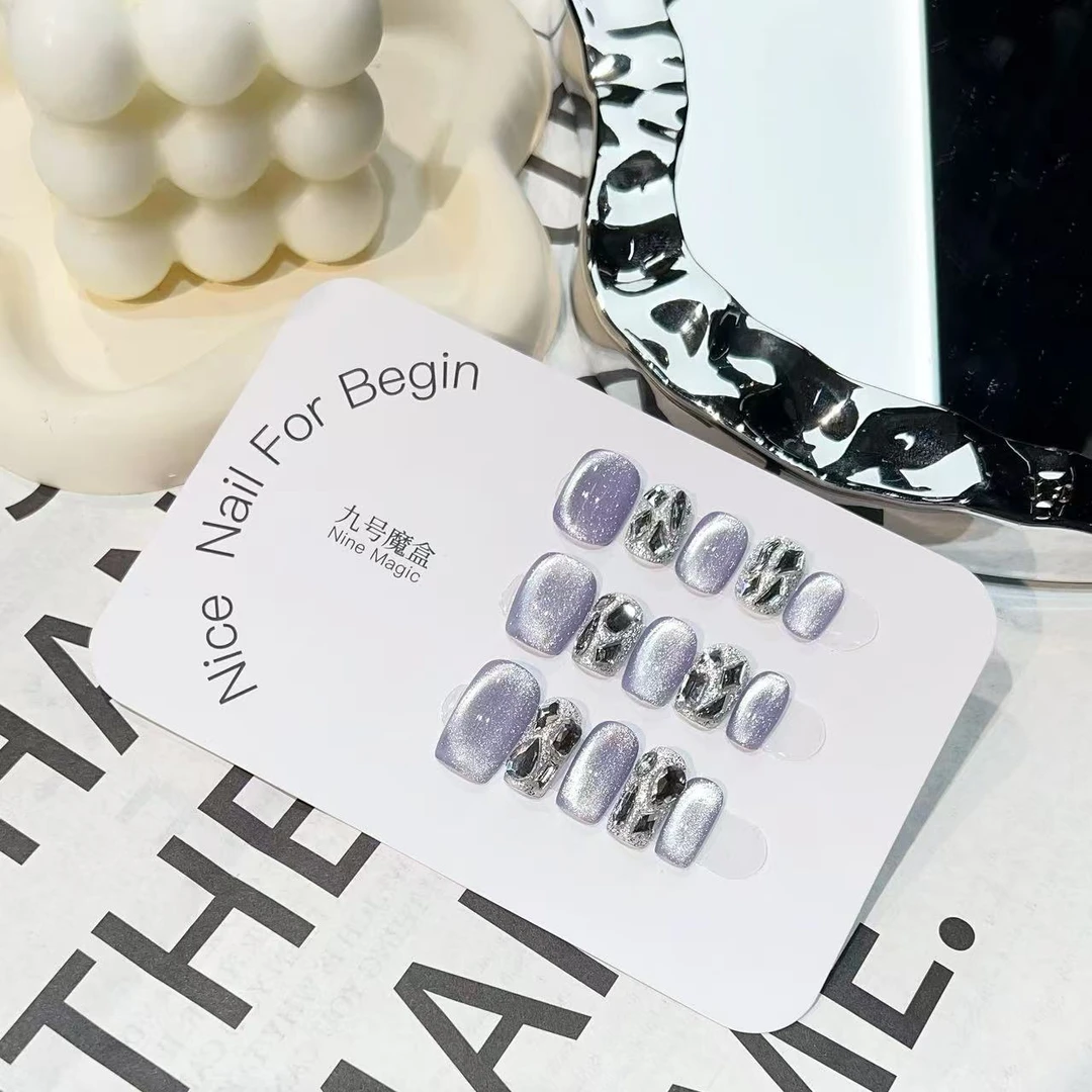 烟紫蓝-茉莉Molly轻奢手工穿戴甲