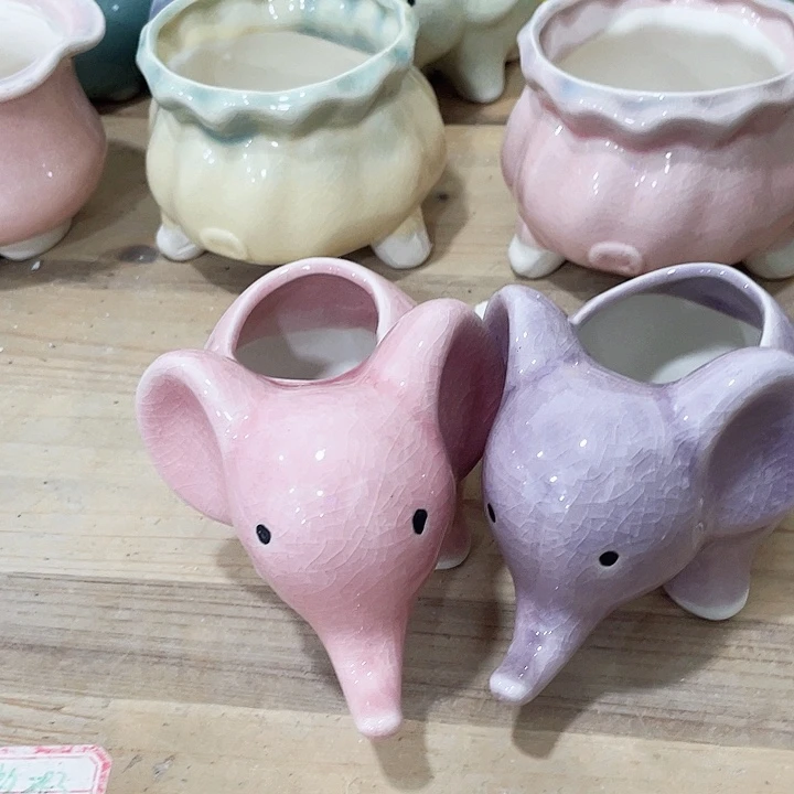 花盆陶瓷全场12包邮