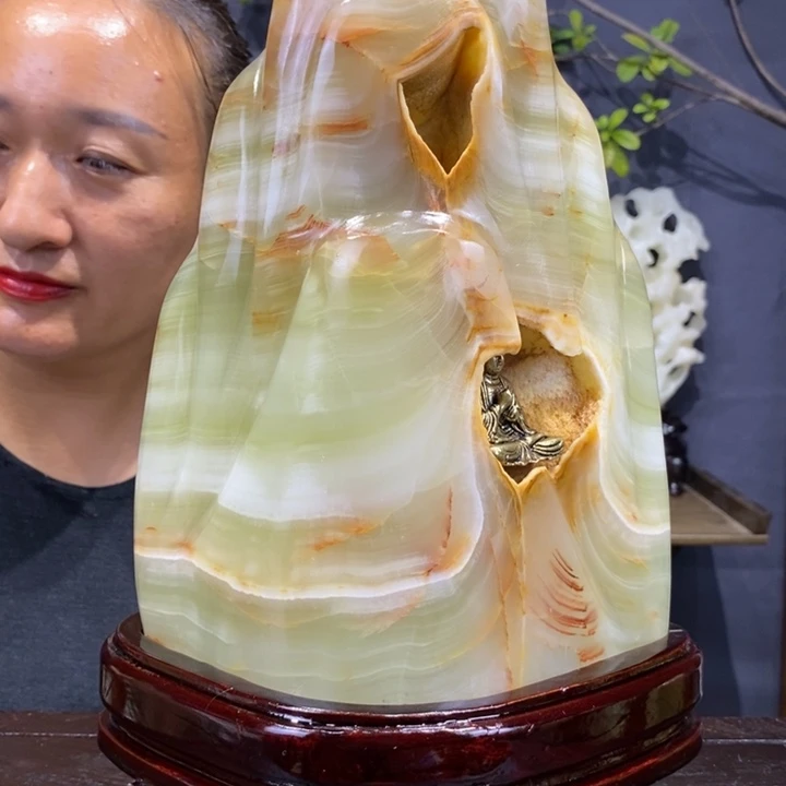 石材精品古青石摆件