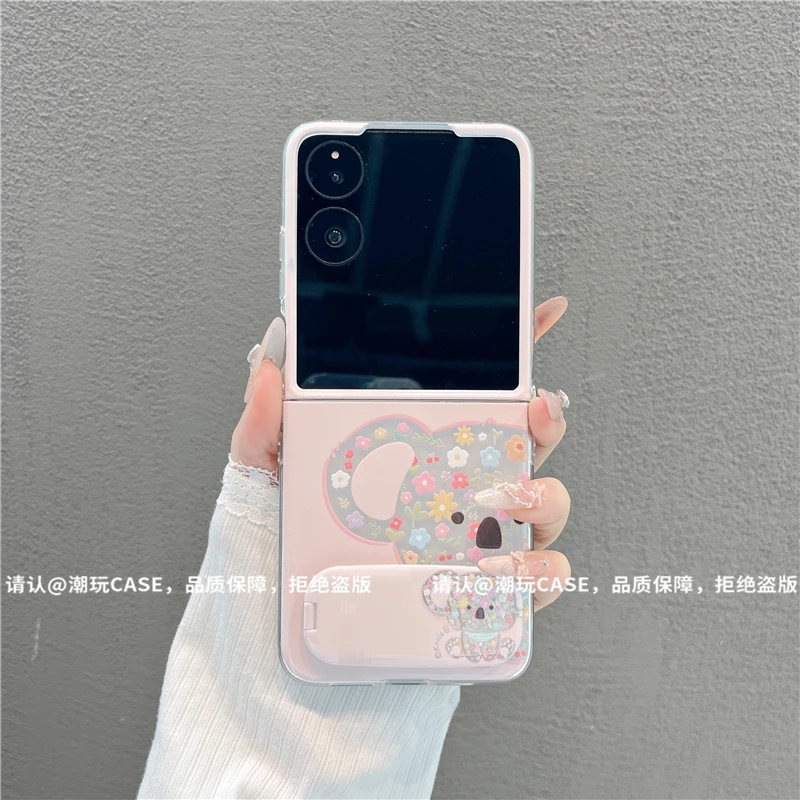 透明折叠壳适用华为荣耀/OPPO/VIVO/小米/三星/小米mixflip手机壳