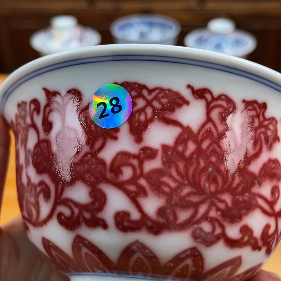 手绘现代茶具非古董