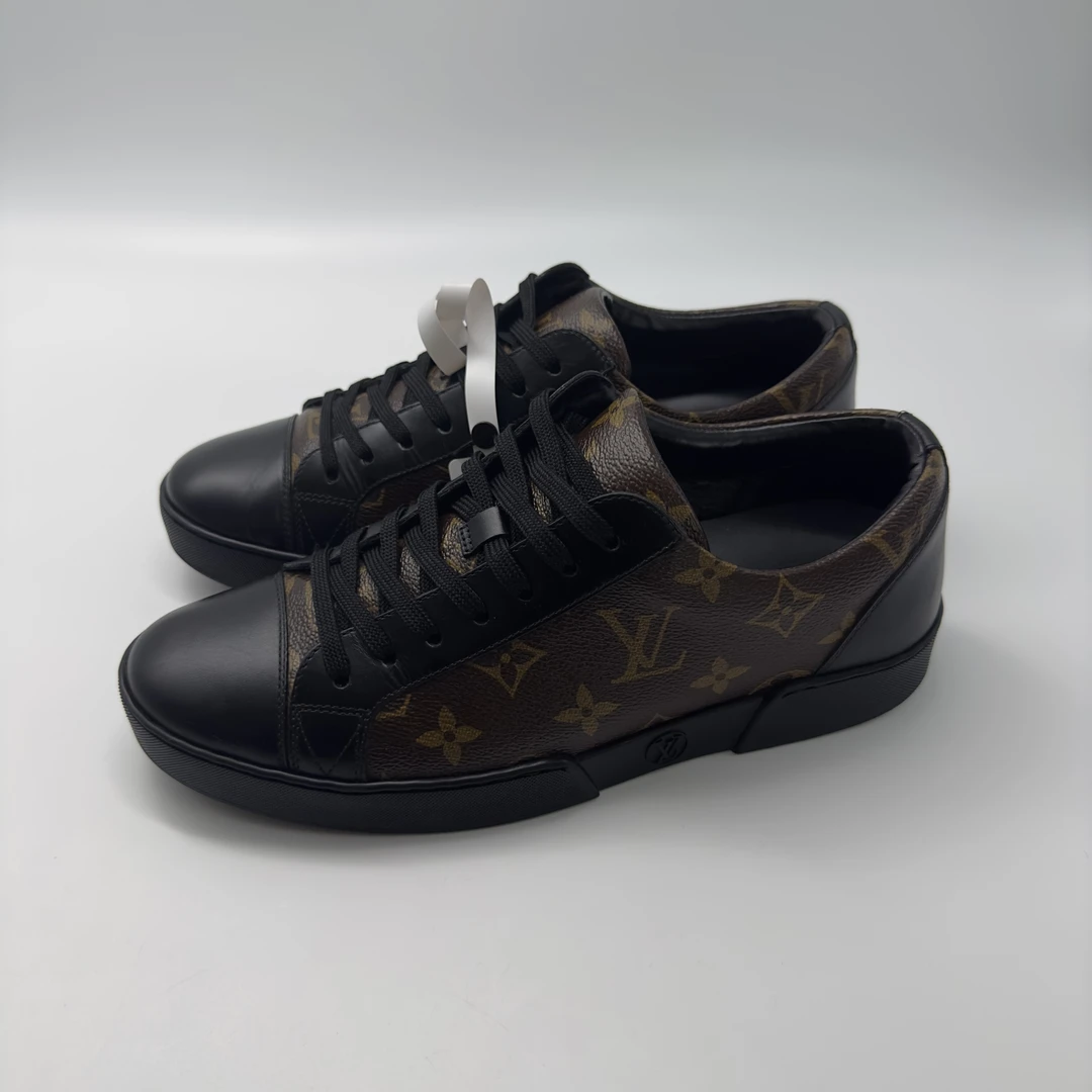 99新 LouisVuitton/路易威登 经典粽老花半印休闲百搭板鞋 多尺码