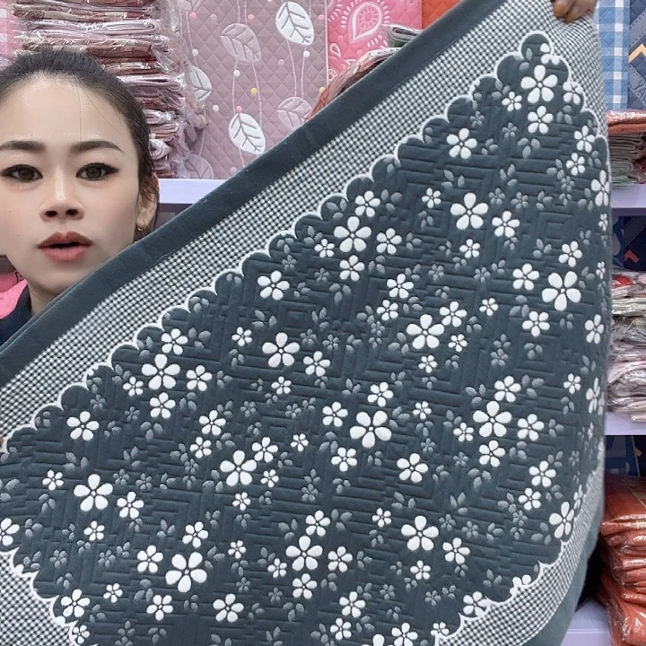 棉灰色雪花纯棉面料