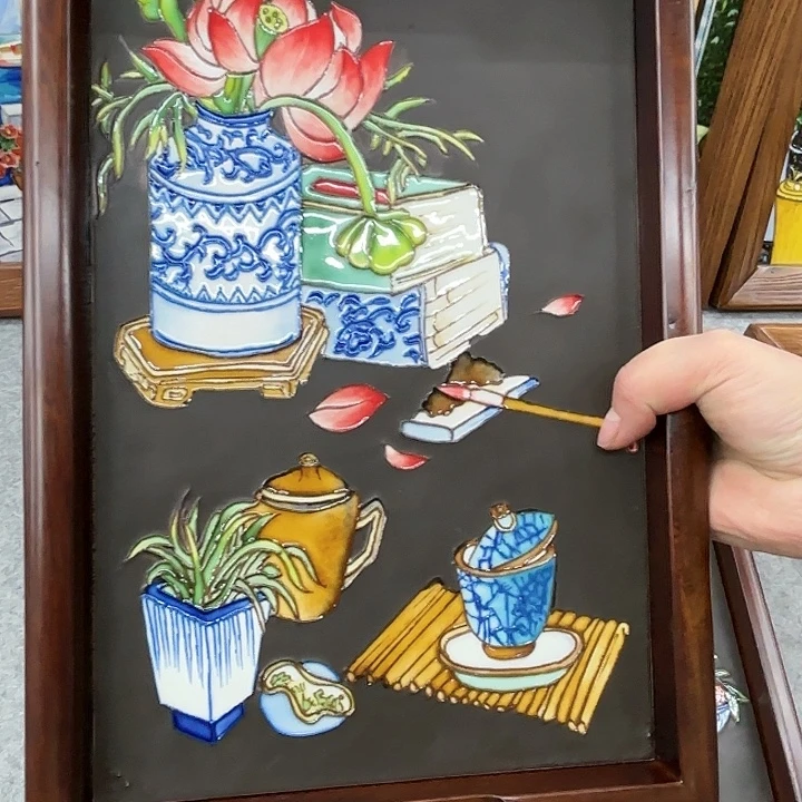 陶瓷板画23/33托盘