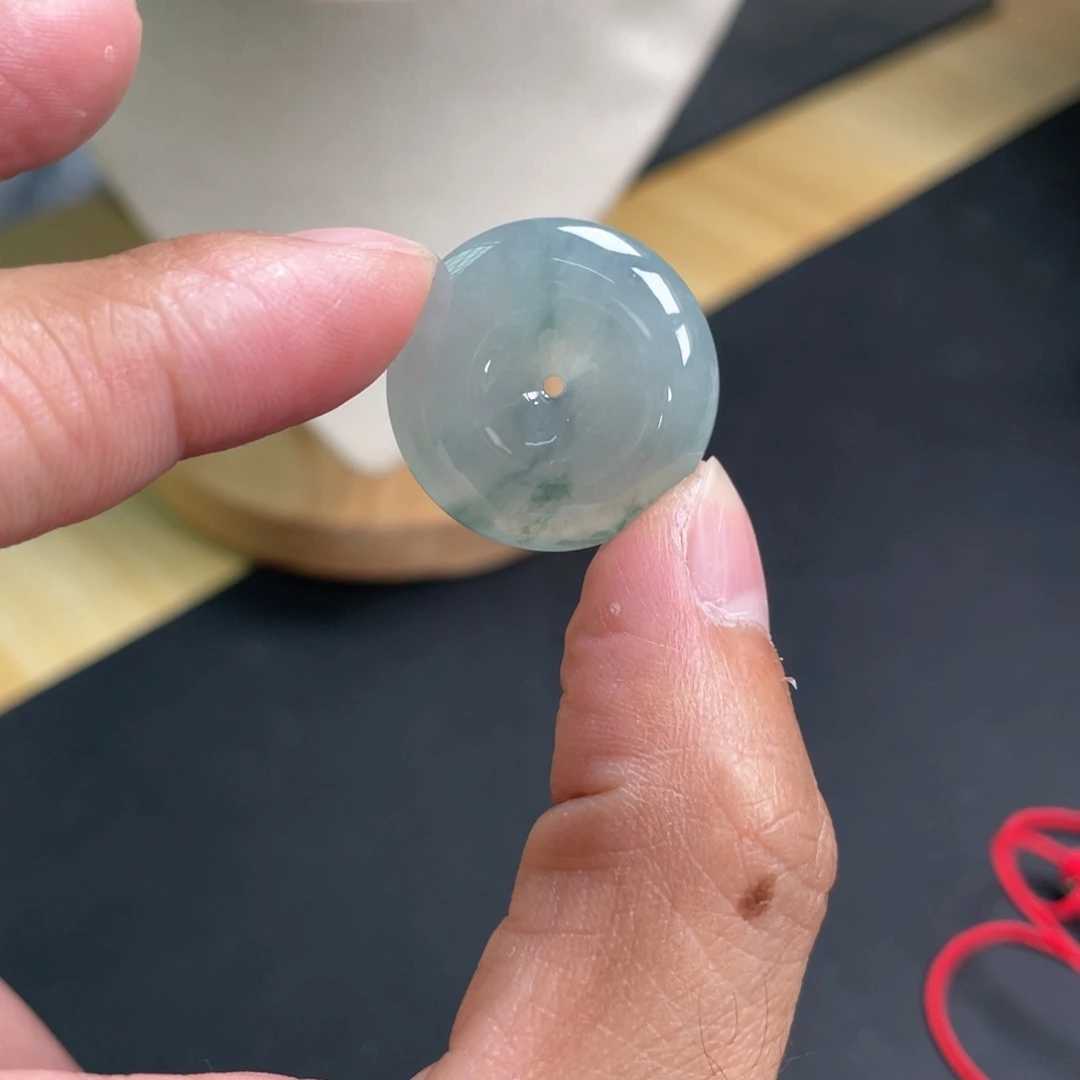 翡翠未镶嵌颈饰24.4-5.5