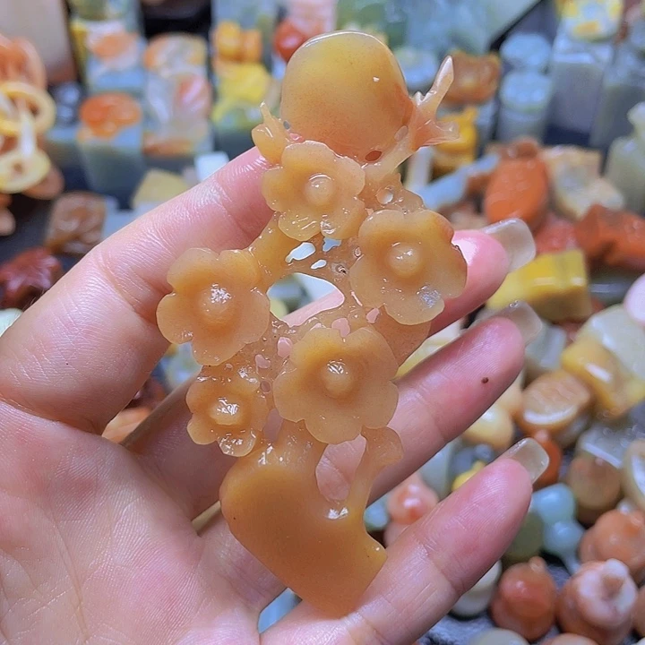 青田石印石花开富贵
